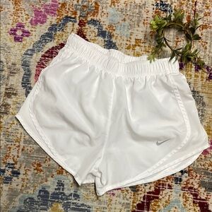Nike Dri Fit White Shorts
